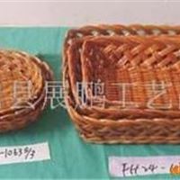 化妆品藤编工艺品 篮子 竹编